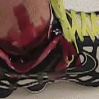 very messy Nike Shox ID